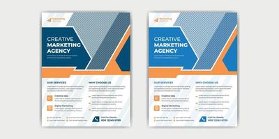 Modern Corporate business flyer template vector