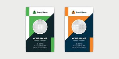 Simple Business Id Card Template vector