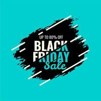 abstract black friday sale banner contrast full color backlight for promotion, black friday sale banner up to 80 percent off vector