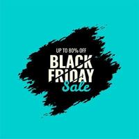 abstract black friday sale banner contrast full color backlight for promotion, black friday sale banner up to 80 percent off vector