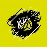 abstract black friday sale banner contrast full color backlight for promotion, black friday sale banner up to 80 percent off vector