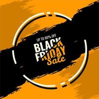 abstract black friday sale banner contrast full color backlight for promotion, black friday sale banner up to 80 percent off vector