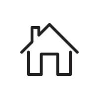 minimal house icon - website symbol - vector site sign - ui home icon - home creative icon minimalist