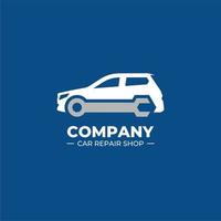 empresa de plantilla de logotipo de taller de reparación de automóviles vector