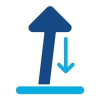 Lean Glyph Two Color Icon vector