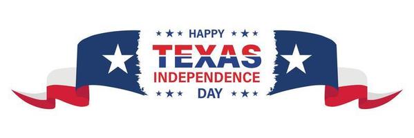 2 de marzo, día de la independencia de texas. fondo, póster, tarjeta, banner ilustración vectorial vector