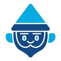 Gnome Glyph Two Color Icon vector