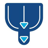 Bottleneck Glyph Two Color Icon vector