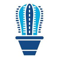 Cacti Glyph Two Color Icon vector