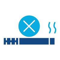 Tobacco Glyph Two Color Icon vector