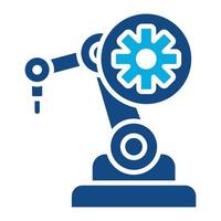 Machines Maintenance Glyph Two Color Icon vector