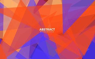 Abstract geomtrict blue and red color background vector