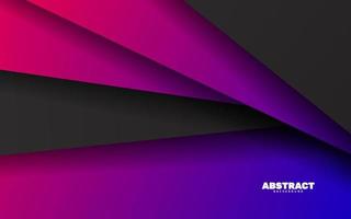 Abstract overlap layer papercut bakground vector