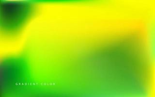 Abstract gradient green and yellow color background vector