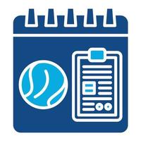 Sports and Activities Glyph Two Color Icon vector