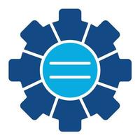 Segmented Process Glyph Two Color Icon vector