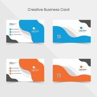 Modern Elegant Business Card Design Template vector