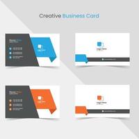 Modern Simple Business Card Design Template vector