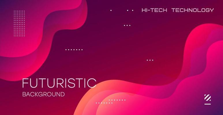 Background with gradient liquid forms. Abstract fluid flow shapes. Applicable for wall poster, poster, user interface, cover, banner, social networks.