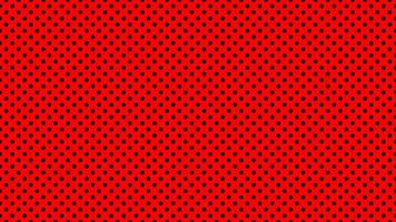 black polka dots over red background vector