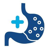 Gastroenterology Glyph Two Color Icon vector