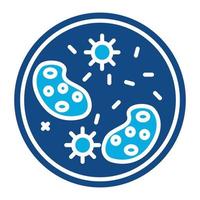 Microorganisms Glyph Two Color Icon vector