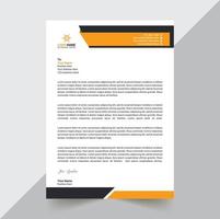 Modern And Professional Letterhead Design, Corporate And Creative Letterhead Design, Simple And Abstract Letterhead, Letterhead Design Template vector