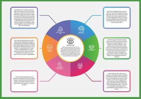 editable leader principles table design template EPS vector