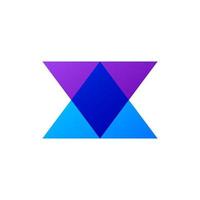modern logo template with futuristic gradient colors and clean vector eps format