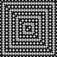 Seamless Circle Shape Motifs Pattern for Ornate, Background or for Decoration. Vector Illustration