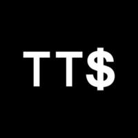 Trinidad and Tobago Currency Symbol, Trinidad and Tobago Dollar Icon, TTD Sign. Vector Illustration