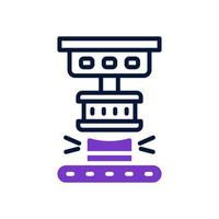 press machine icon for your website, mobile, presentation, and logo design. vector