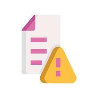 folder alert icon for your website, mobile, presentation, and logo design. vector