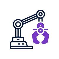 machine arm icon for your website, mobile, presentation, and logo design. vector