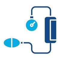 Tensiometer Glyph Two Color Icon vector
