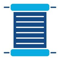 Papyrus Glyph Two Color Icon vector