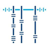 Quipu Glyph Two Color Icon vector