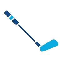 Golf Sticks Glyph Two Color Icon vector