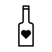 wine dualtone black valentine illustration vector icon perfect.