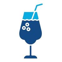 Mimosa Glyph Two Color Icon vector