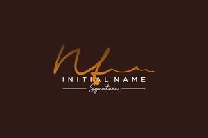 Initial NT signature logo template vector. Hand drawn Calligraphy lettering Vector illustration.