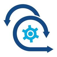 Scrum Glyph Two Color Icon vector