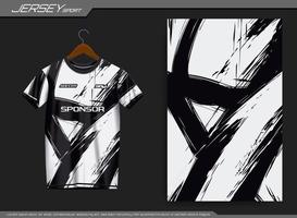 Jersey sports t-shirt. Soccer jersey mockup for soccer club. Suitable for jersey, background, poster, etc. vector