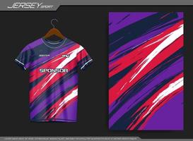 Jersey sports t-shirt. Soccer jersey mockup for soccer club. Suitable for jersey, background, poster, etc. vector