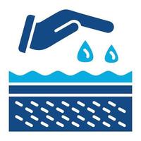 Seedling Glyph Two Color Icon vector