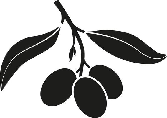 邦楽 OLIVE OIL - Big Silhouette olive-oil-label-or-logo-for-