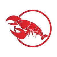 lobster vector illustration design icon