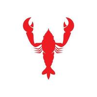 lobster vector illustration design icon