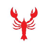 lobster vector illustration design icon