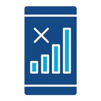 Signal Cellular Null Glyph Two Color Icon vector